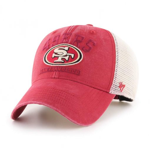 San Francisco 49ers 47 Brand Vintage Red Brayman MVP Adjustable Hat
