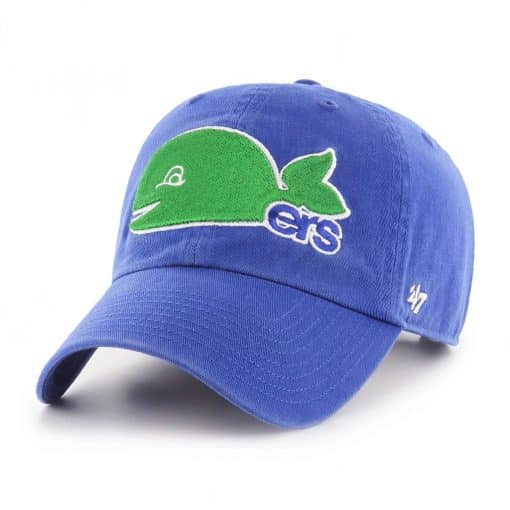 Hartford Whalers 47 Brand Vintage Royal Blue Clean Up Adjustable Hat