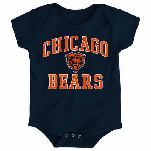 Chicago Bears Baby Navy Onesie Creeper