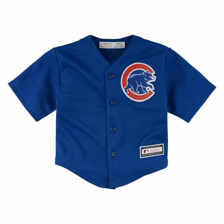 Chicago Cubs Baby Majestic Blue Cooperstown Jersey Detroit Game Gear
