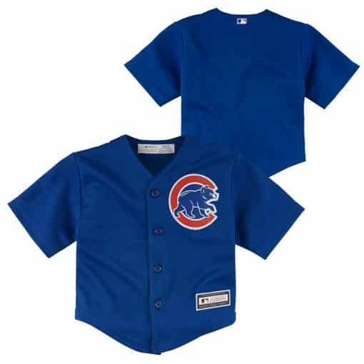 Chicago Cubs Baby Majestic Blue Cooperstown Jersey