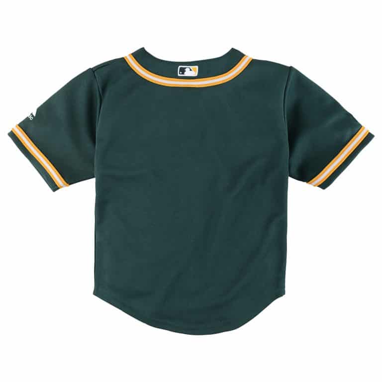 Oakland Athletics Baby Majestic Alternate Dark Green Jersey Detroit Game Gear