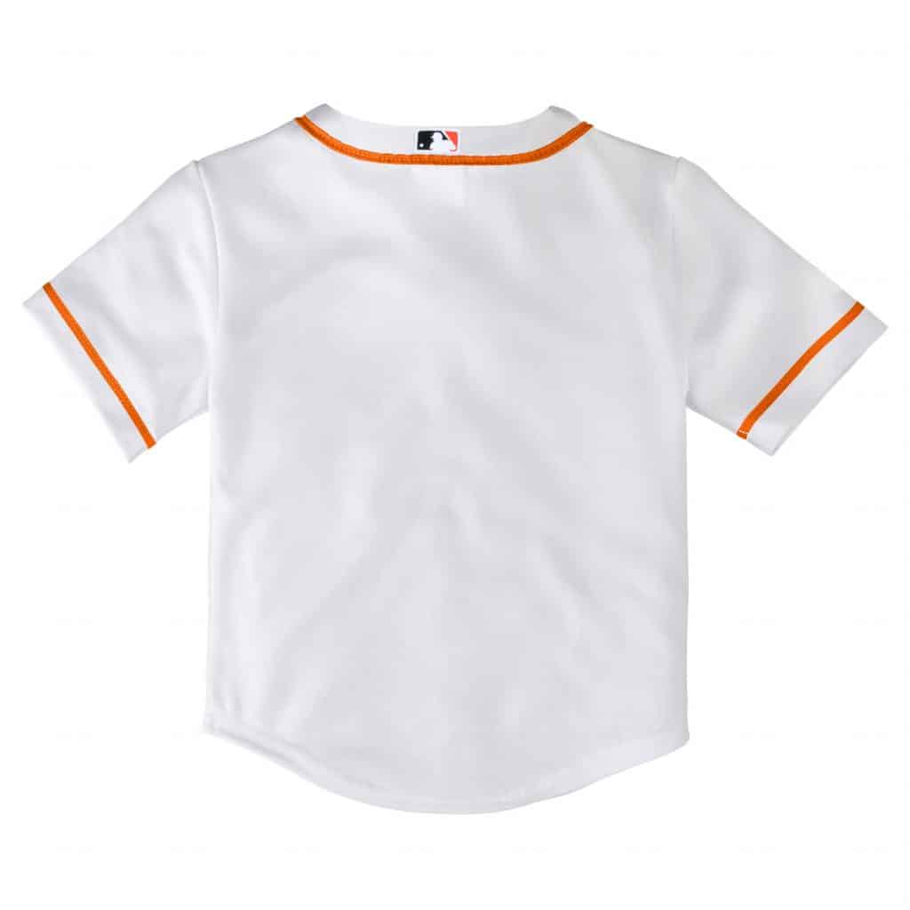 Houston Astros Baby Majestic White Home Jersey - Image 2