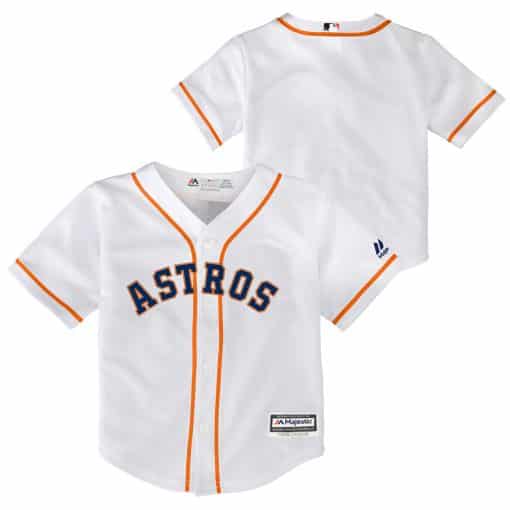 Houston Astros Baby Majestic White Home Jersey