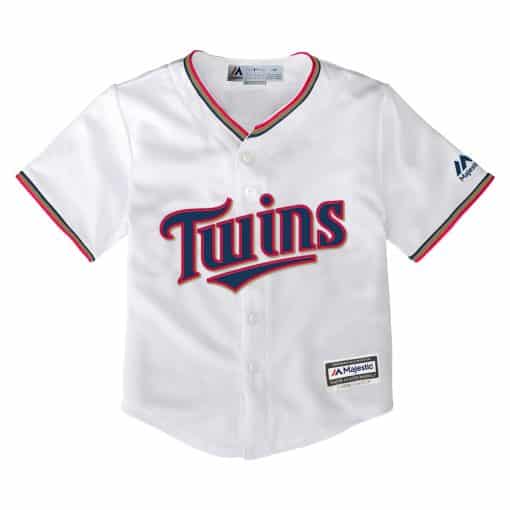 Minnesota Twins Baby Majestic White Home Jersey - Image 3