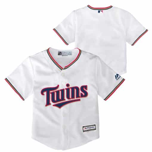 Minnesota Twins Baby Majestic White Home Jersey