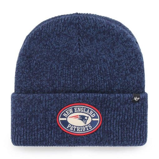 New England Patriots 47 Brand Light Navy Newburgh Cuff Knit Hat