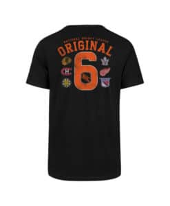 Original Six Men's 47 Brand Black Rival T-Shirt Tee