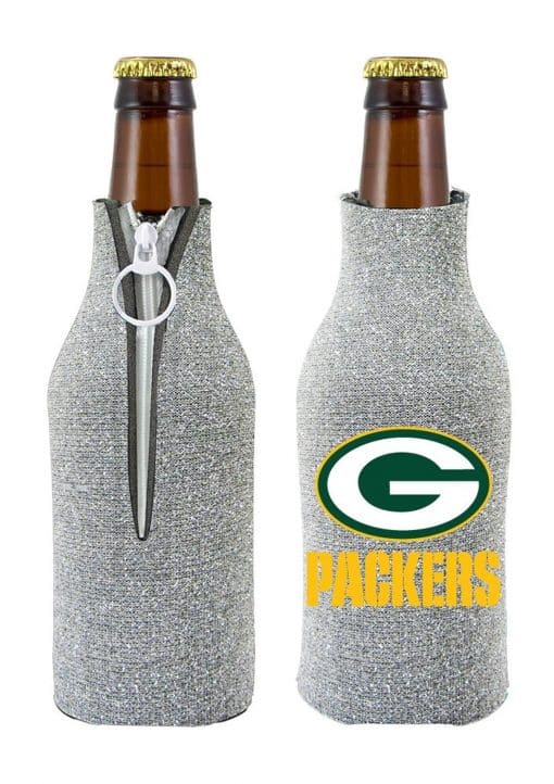 Green Bay Packers Kolder Kaddy Bottle Holder - Glitter