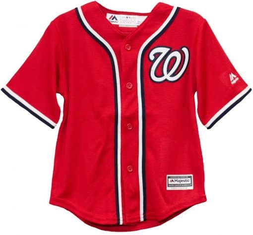 Washington Nationals Baby Majestic Red Jersey