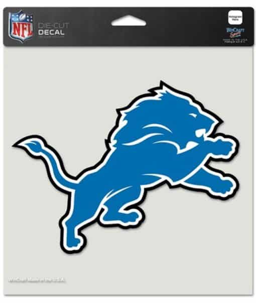 Detroit Lions 8"x8" Color Perfect Cut Decal