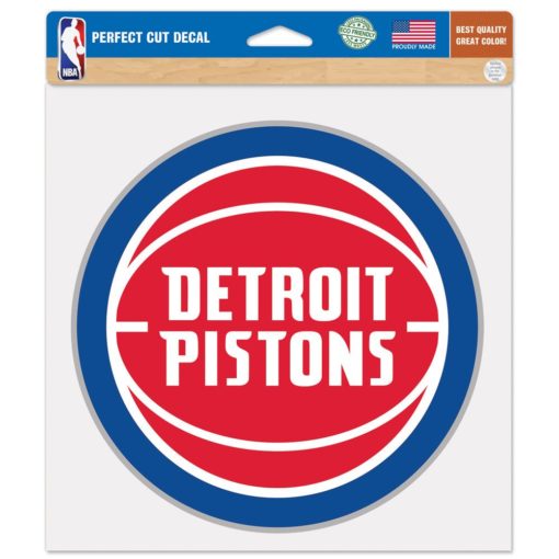 Detroit Pistons Perfect Cut 8" x 8" Decal