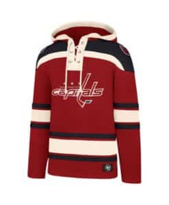 Washington Capitals Men's 47 Brand Red Pullover Jersey Hoodie