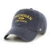 Michigan Wolverines 47 Brand Vintage Navy Ann Arbor Clean Up Adjustable Hat