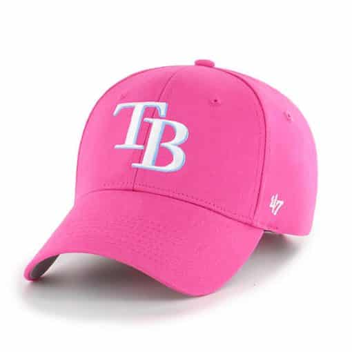 Tampa Bay Rays YOUTH 47 Brand Pink MVP Adjustable Hat