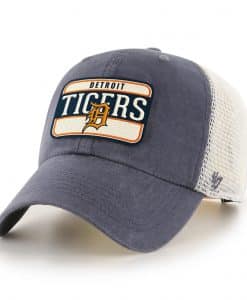 Detroit Tigers 47 Brand Vintage Navy Clean Up Mesh Snapback Hat