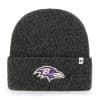 Baltimore Ravens 47 Brand Black Brain Freeze Cuff Knit Hat