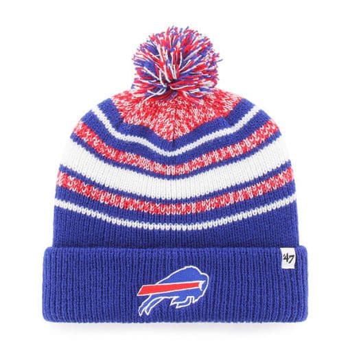 Buffalo Bills YOUTH 47 Brand Royal Bubbler Cuff Knit Hat