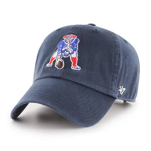 New England Patriots 47 Brand Classic Navy Clean Up Adjustable Hat
