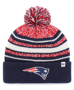 New England Patriots KIDS 47 Brand Navy Bubbler Cuff Knit Hat