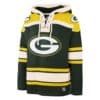 Green Bay Packers Men's 47 Brand Dark Green Pullover Jersey Hoodie