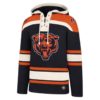 Chicago Bears Men's 47 Brand Navy Jersey Hoodie