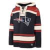 New England Patriots Men's 47 Brand Navy Pullover Jersey Hoodie