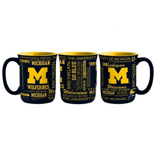 Michigan Wolverines Coffee Mug 17oz Spirit Style