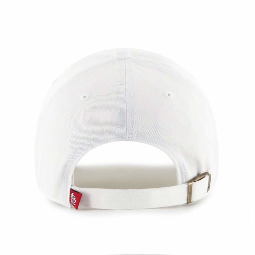 St. Louis Cardinals 47 Brand White Classic Pride Clean Up Adjustable Hat - Image 2