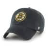 Boston Bruins 47 Brand Black Clean Up Adjustable Hat