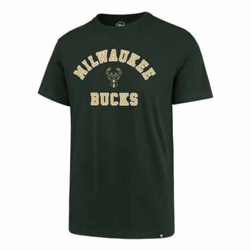 Milwaukee Bucks Men's 47 Brand Dark Green Rival T-Shirt Tee