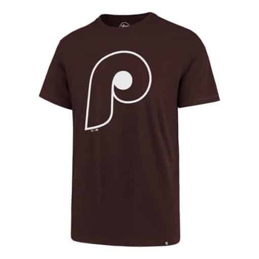 Philadelphia Phillies Men's 47 Brand Classic Maroon Rival T-Shirt Tee