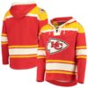 Kansas City Chiefs Men's 47 Brand Red Pullover Jersey Hoodie