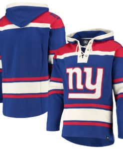 New York Giants Men’s 47 Brand Blue Pullover Jersey Hoodie