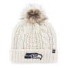 Seattle Seahawks Women's 47 Brand White Meeko Cuff Knit Hat