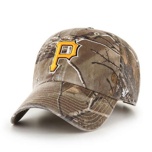 Pittsburgh Pirates 47 Brand Camo Realtree Clean Up Adjustable Hat