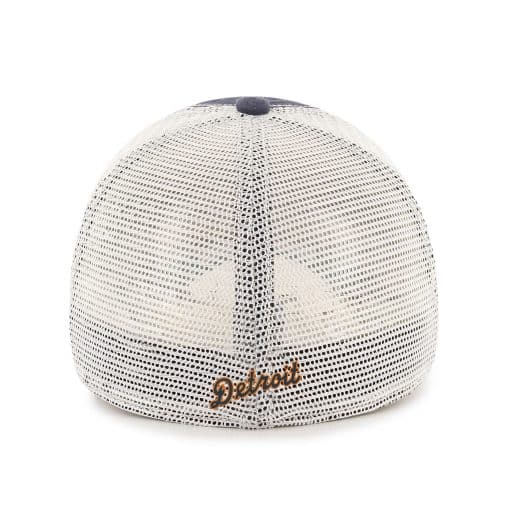 Detroit Tigers 47 Brand Vintage Navy Fiske Mesh Closer Stretch Fit Hat - Image 2