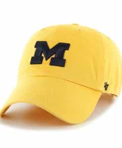 Michigan Wolverines 47 Brand Yellow Clean Up Adjustable Hat