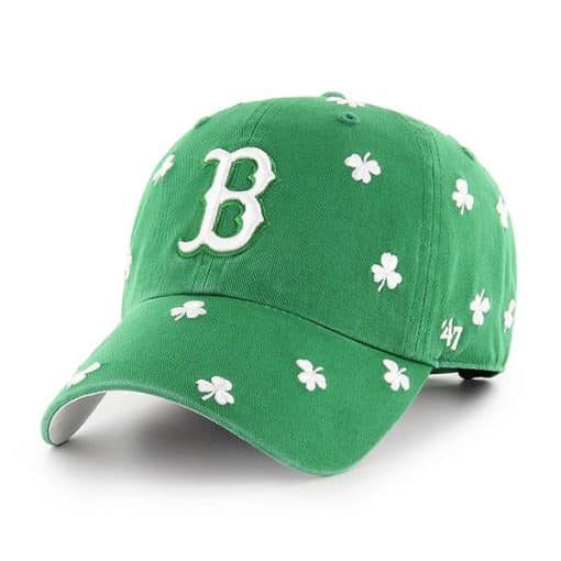 Boston Red Sox 47 Brand Green St Patty's Clean Up Adjustable Hat