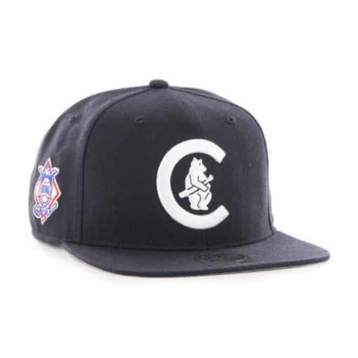 Chicago Cubs 47 Brand Navy Classic Sure Shot Snapback Hat