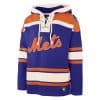 New York Mets Men's 47 Brand Blue Pullover Jersey Hoodie