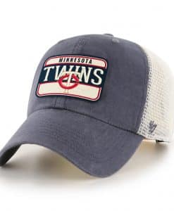 Minnesota Twins 47 Brand Vintage Navy Clean Up Mesh Snapback Hat