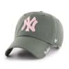 New York Yankees Women's 47 Brand Moss Pink Miata Clean Up Hat