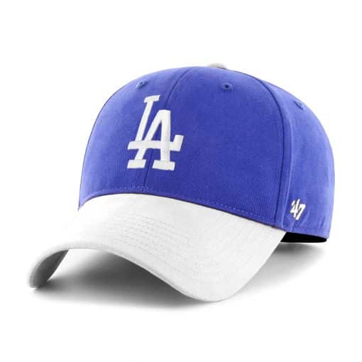 Los Angeles Dodgers YOUTH 47 Brand Blue White MVP Adjustable Hat