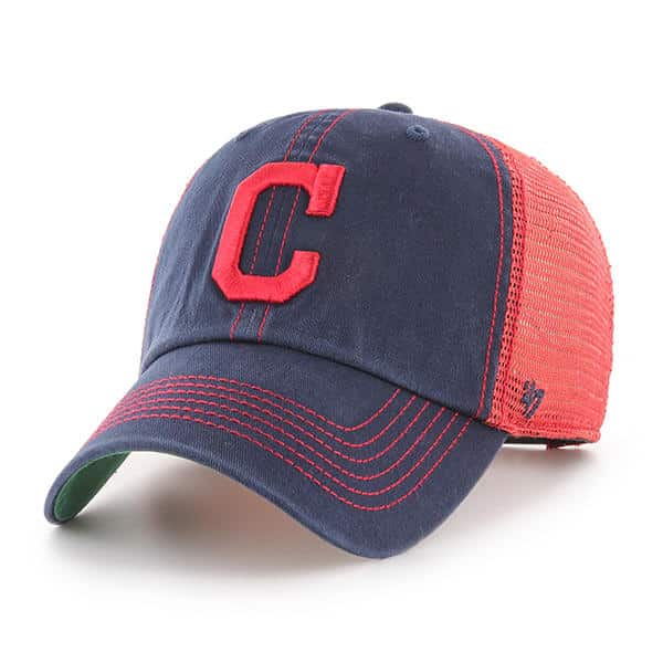 47 Cleveland Indians Trawler Clean Up Adjustable Hat, Navy