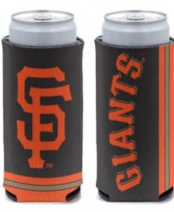 San Francisco Giants 12 oz Black Slim Can Koozie Holder