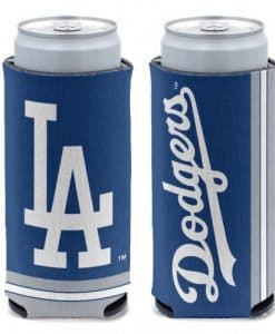 Los Angeles Dodgers 12 oz Blue Slim Can Koozie Holder