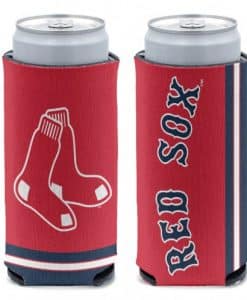 Boston Red Sox 12 oz Red Slim Can Koozie Holder