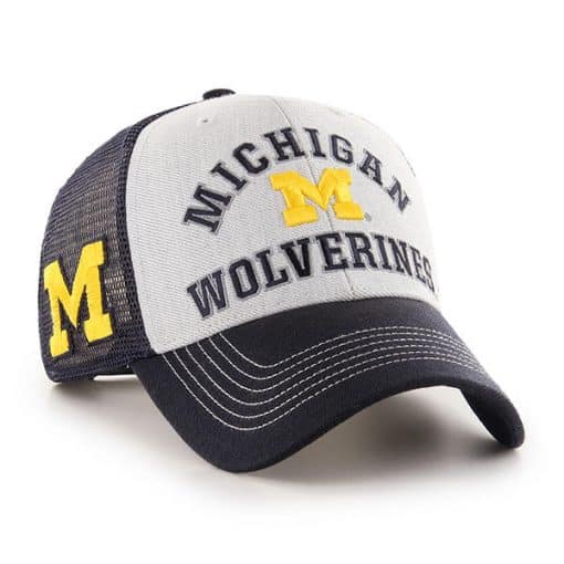 Michigan Wolverines 47 Brand Navy Savoy MVP Snapback Hat