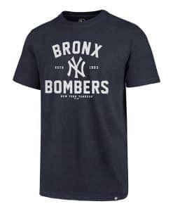 New York Yankees Men's 47 Brand Bronx Bombers Navy T-Shirt Tee